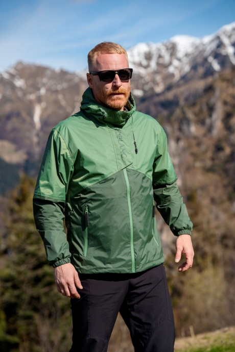 Zöld férfi vízálló dzseki/kabát PIONEER