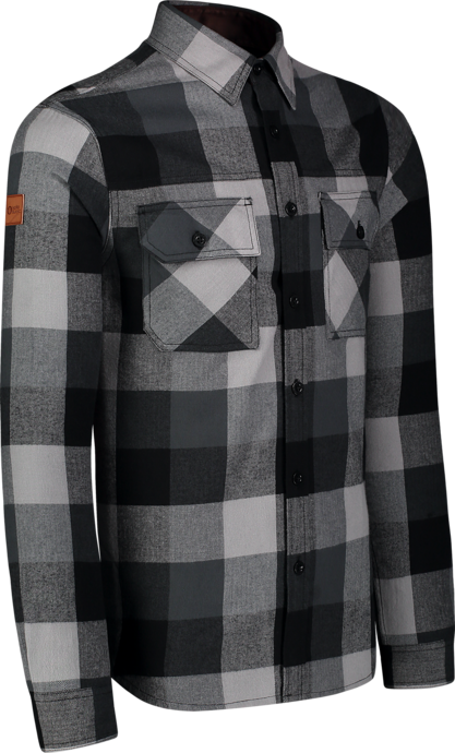 Fekete férfi flaneling QUANTUM