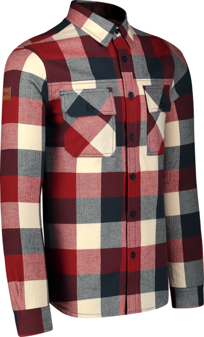 Piros férfi flaneling QUANTUM