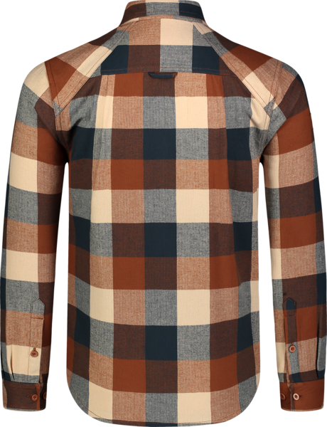 Barna férfi flaneling QUANTUM