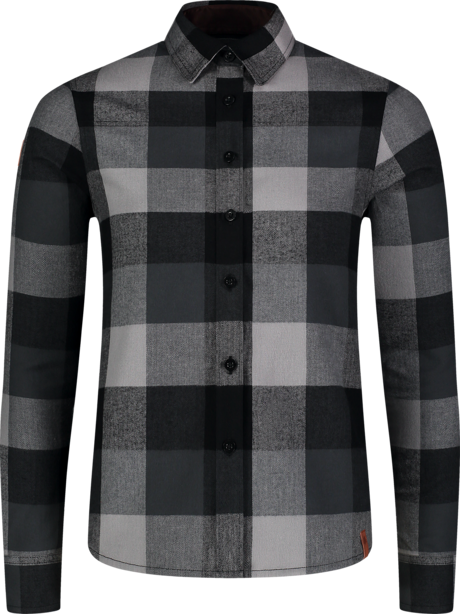 Damen Flanellhemd schwarz HALCYON
