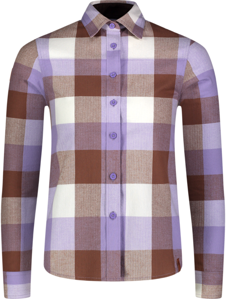 Damen Flanellhemd lila HALCYON
