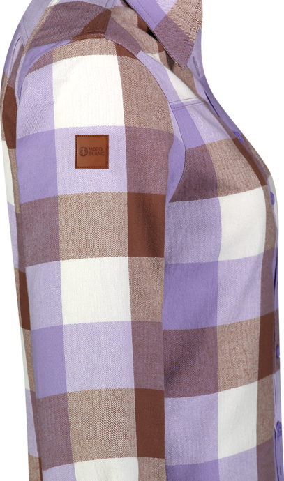 Damen Flanellhemd lila HALCYON