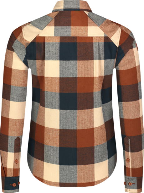 Damen Flanellhemd braun HALCYON