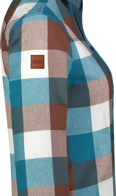 Damen Flanellhemd blau HALCYON