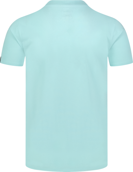 Herren Baumwolle T-Shirt blau ALONE