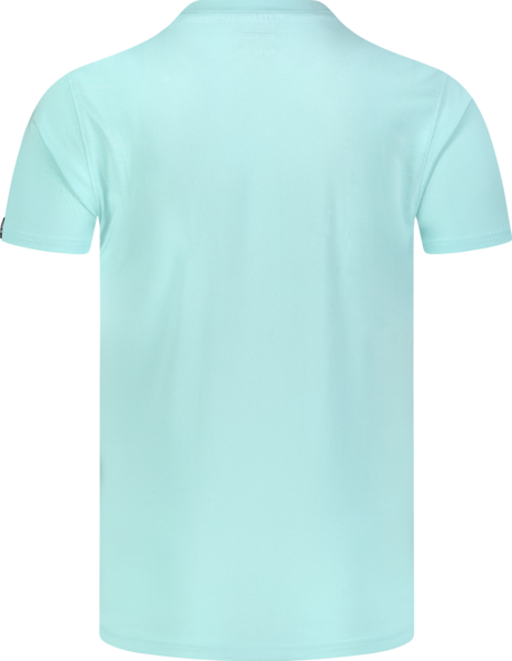 Herren Baumwolle T-Shirt blau SUNRISE