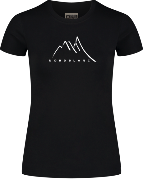 Damen Baumwolle T-Shirt schwarz INLET