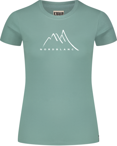 Damen Baumwolle T-Shirt grün INLET