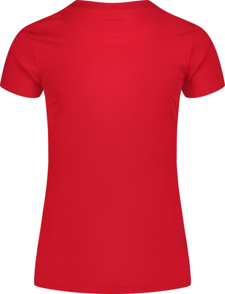 Damen Baumwolle T-Shirt rot INLET