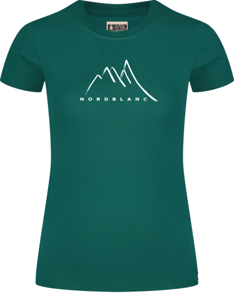 Damen Baumwolle T-Shirt grün INLET