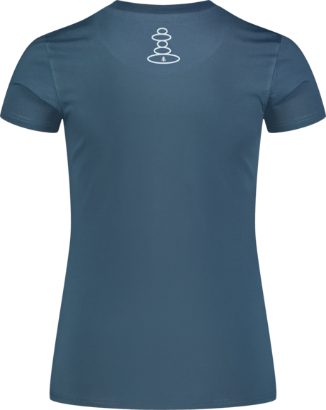 Damen Bio-Baumwolle T-Shirt blau RESCUE