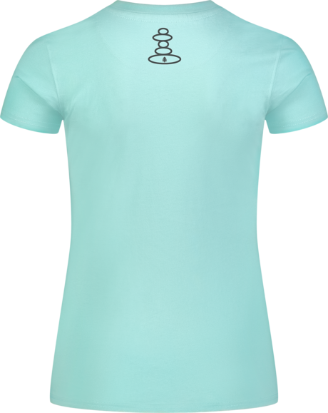 Damen Bio-Baumwolle T-Shirt blau RESCUE