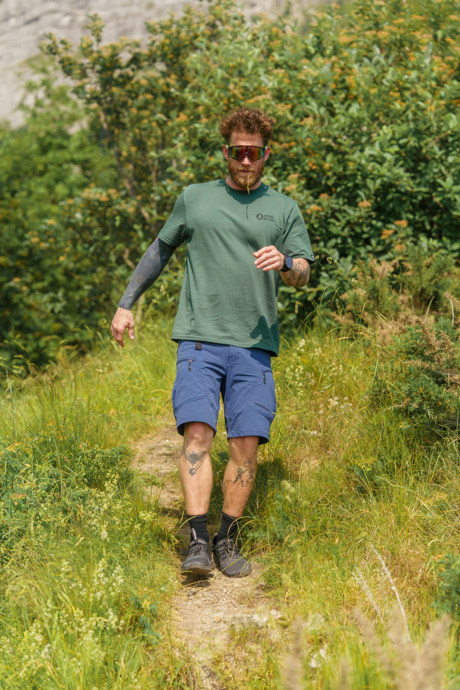 Men's green organic cotton t-shirt RUMBLE