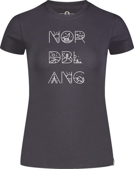 Damen Bio-Baumwolle T-Shirt grau RESCUE