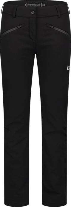 Damen Fleece Gefüttert wasserdichte Softshellhose schwarz SWEEP