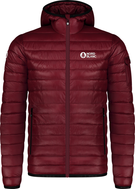 Herren Winterjacke weinrot SNARL