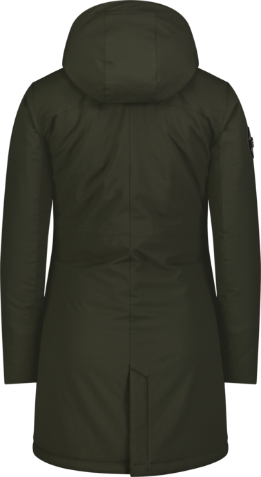 Women's khaki waterproof winter parka HEATH