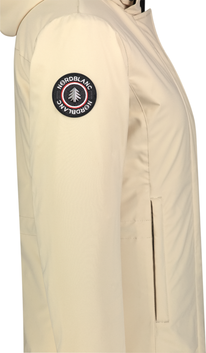 Women's beige waterproof winter parka HEATH