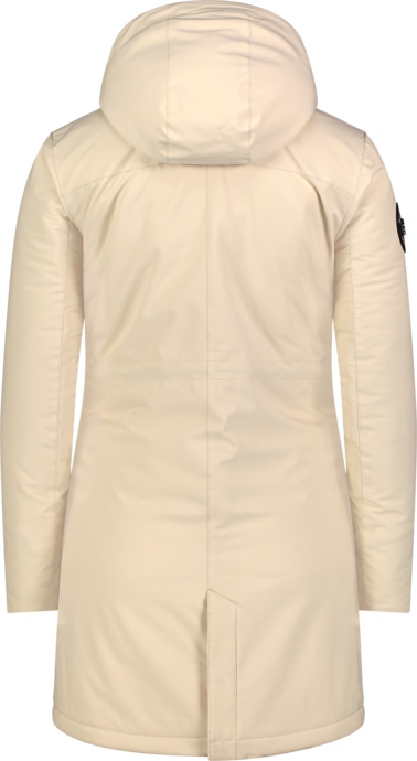 Women's beige waterproof winter parka HEATH