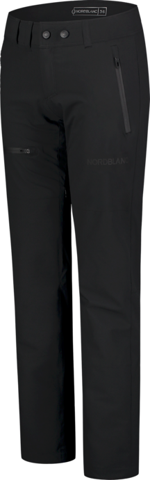 Damen Fleece Gefüttert wasserdichte Outdoorhose schwarz FLOE