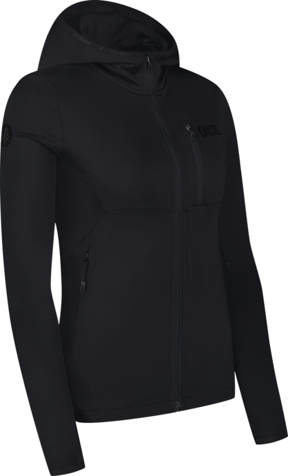 Women's black powerfleece jacket MIRE