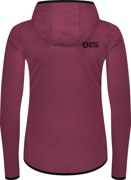 Women's violet powerfleece jacket MIRE