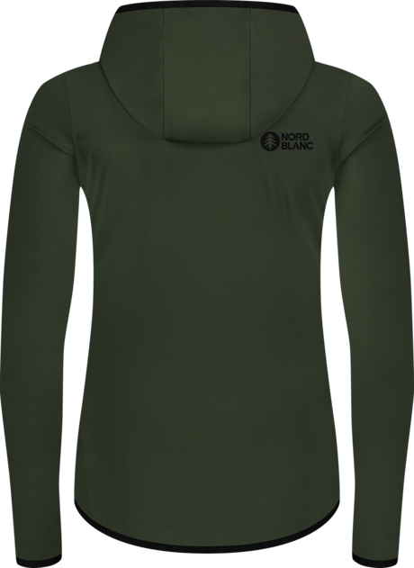 Women's green powerfleece jacket MIRE