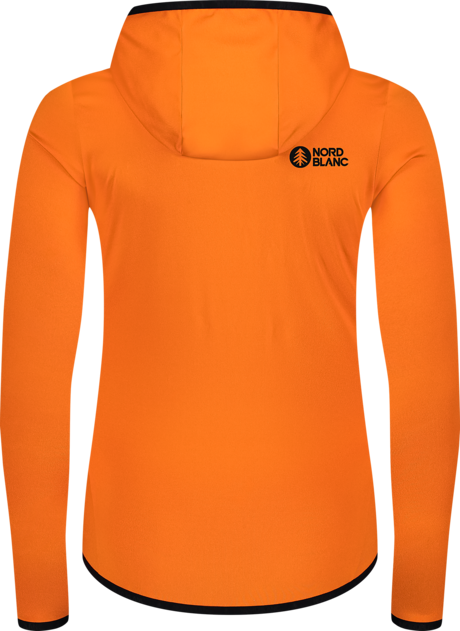Women's orange powerfleece jacket MIRE