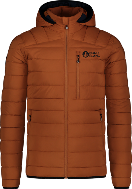 Men's brown winter jacket SCREE