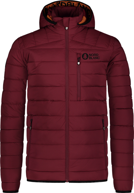 Men's wine red winter jacket SCREE