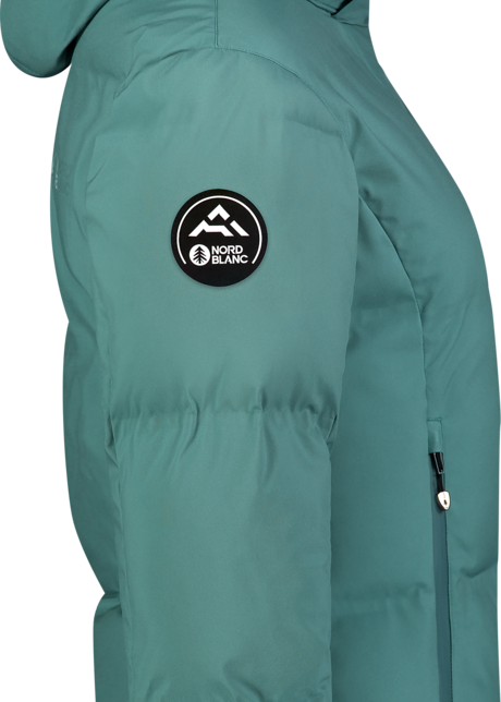 Women's green waterproof winter jacket SOAR