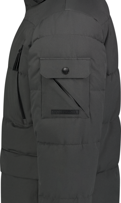 Men's grey waterproof winter jacket FYRN