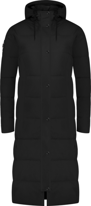 Women's black waterproof winter parka CAIRN