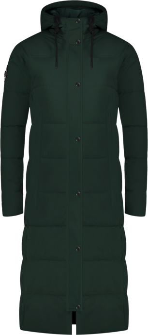 Women's green waterproof winter parka CAIRN