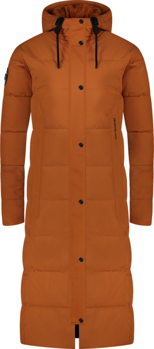 Women's brown waterproof winter parka CAIRN
