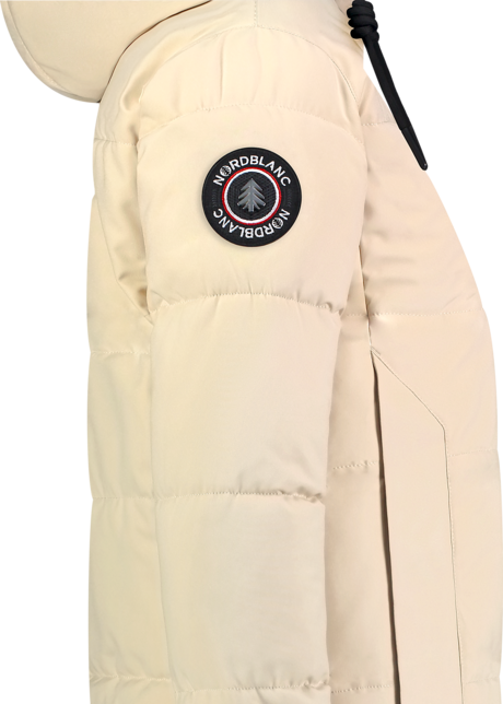 Women's beige waterproof winter parka CAIRN