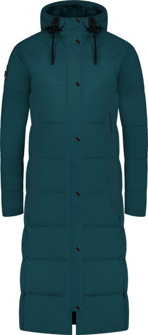 Women's green waterproof winter parka CAIRN