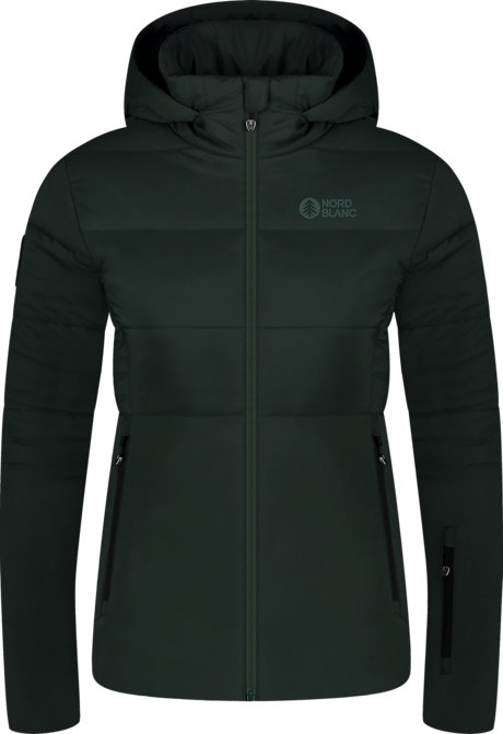 Women's green winter jacket KNOLL