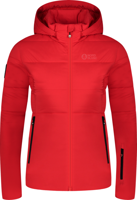 Červená dámska zimná bunda KNOLL
