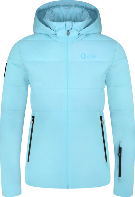 Světle modrá dámská zimní bunda KNOLL
