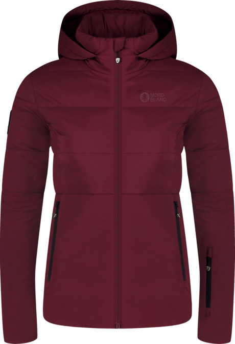 Vínová dámská zimní bunda KNOLL