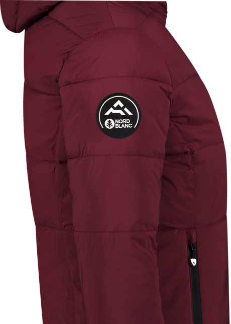 Vínová dámská zimní bunda KNOLL