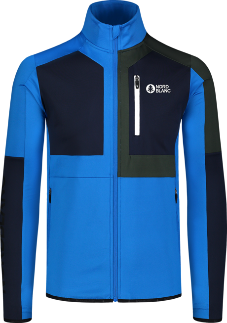 Men's blue powerfleece jacket AETHER