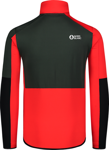 Men's red powerfleece jacket AETHER