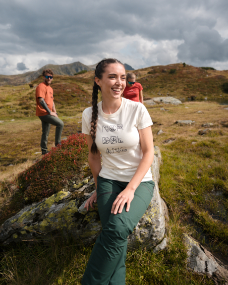 Biele dámske tričko z organickej bavlny RESCUE