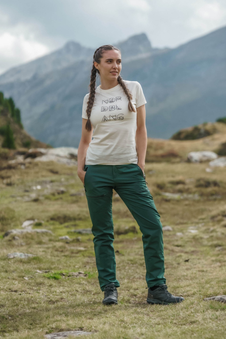 Biele dámske tričko z organickej bavlny RESCUE