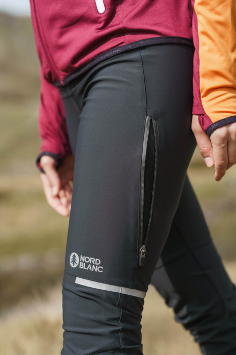 Čierne dámske nepremokavé multišport nohavice SPLENDOR