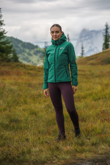 Fialové dámske zateplené nepremokavé legíny CINDER