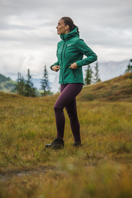 Fialové dámske zateplené nepremokavé legíny CINDER